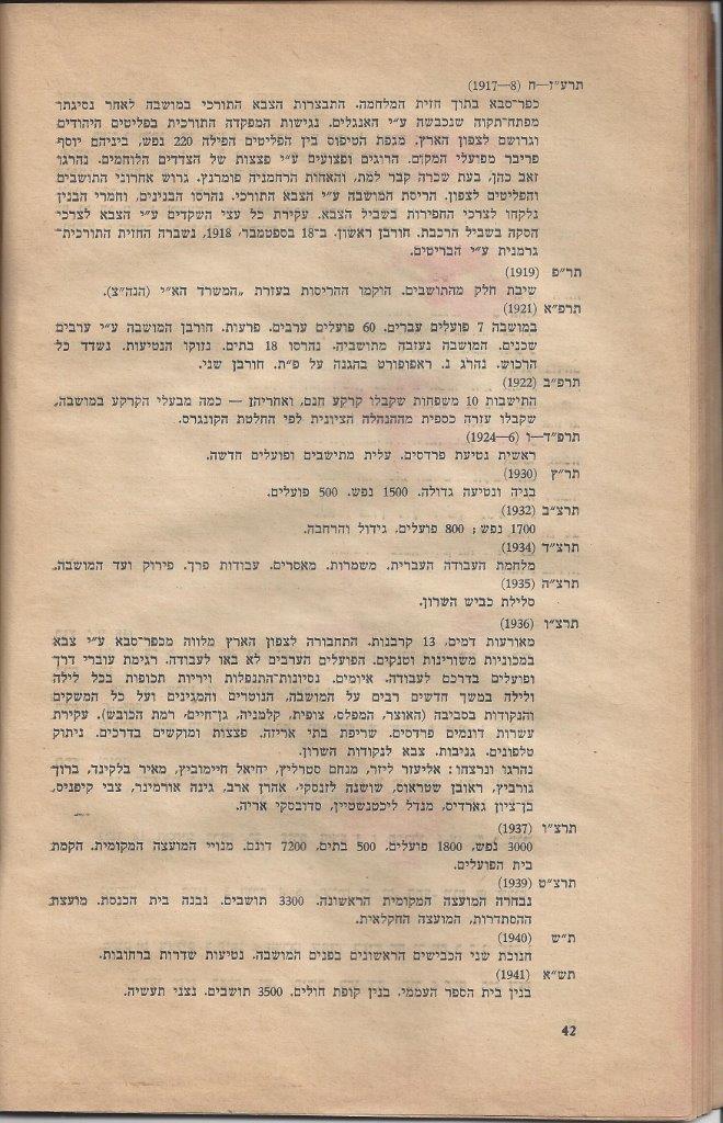  שנים למועצה המקומית כפר-סבא 4: עמוד 42 