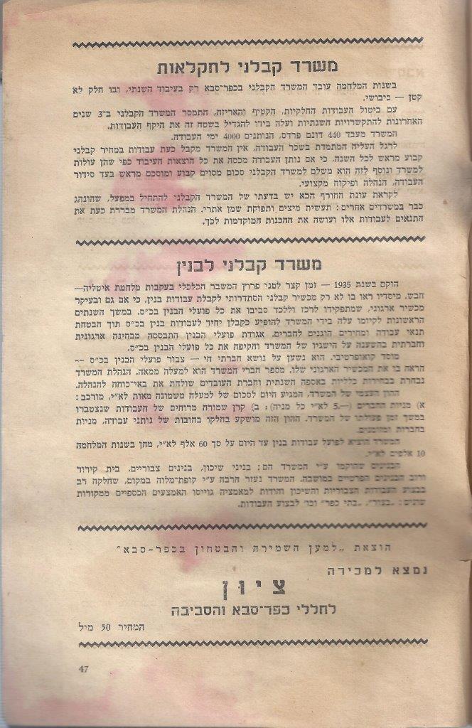  שנים למועצה המקומית כפר-סבא 4: עמוד 47 