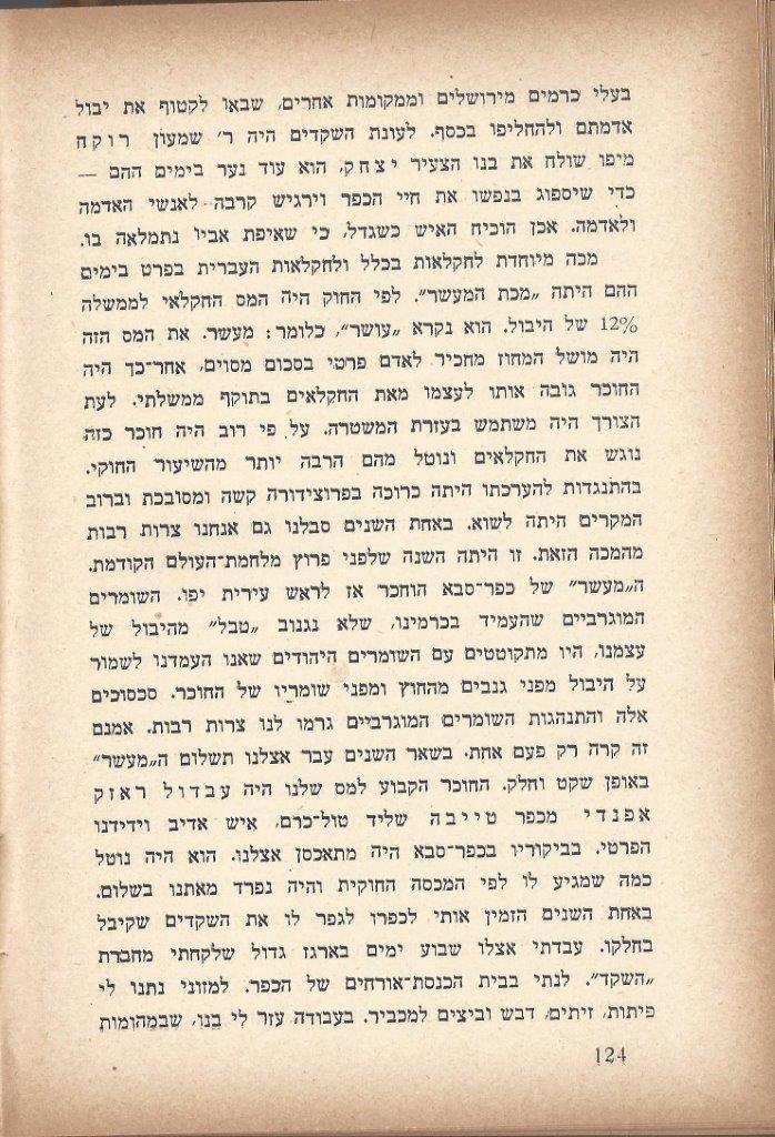 זכרונות איש כפר-סבא