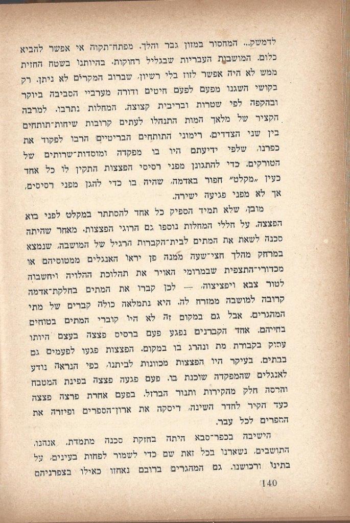 זכרונות איש כפר-סבא