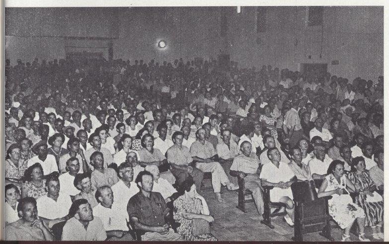 Inside Beit Hapoalim, 1945